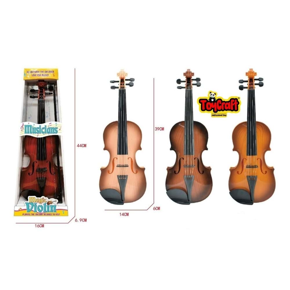 TOYCRAFT PİLLİ SESLİ KAYIT YAPAN KEMAN * 36 8820-1