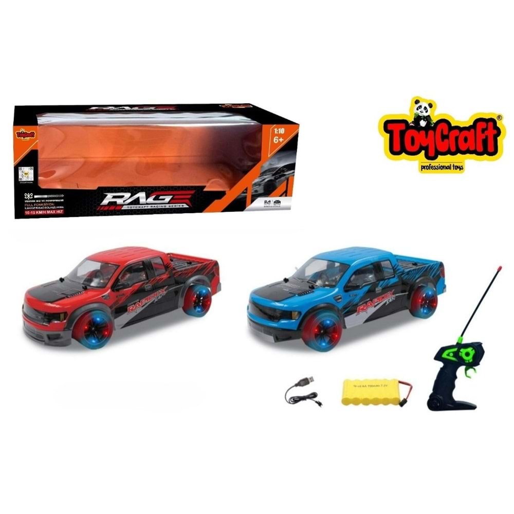 TOYCRAFT UZK RACİNG SERİ ARABA 1.10 10-15KM/H ESD998-31A *8