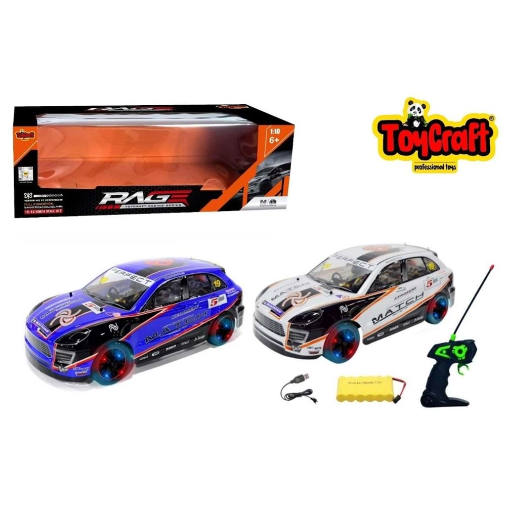 TOYCRAFT UZK RACİNG SERİ ARABA 1.10 10-15KM/HESD998-45A *8
