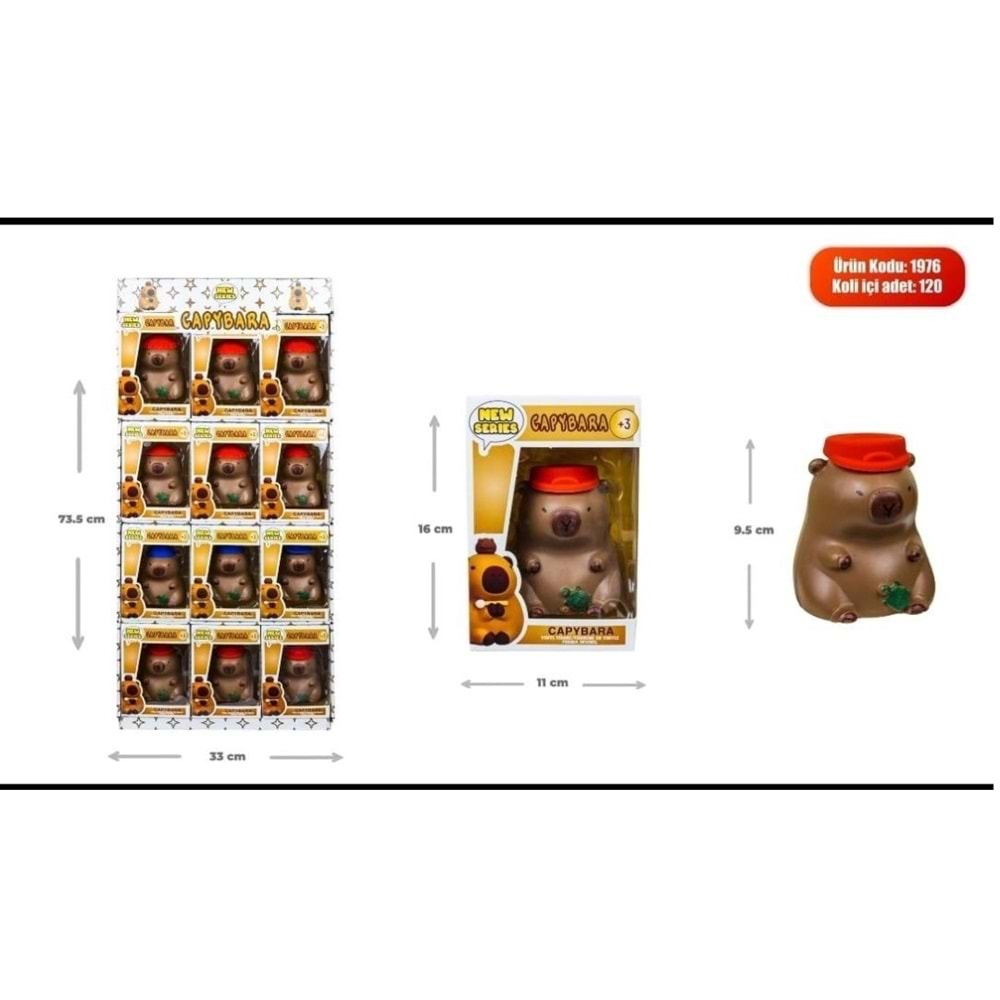 TEKLİ 12 Lİ STAND KAPİBARA 1976 *120