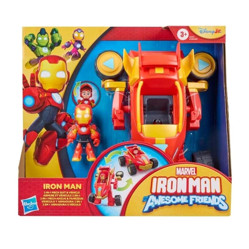 Hasbro İron Man Figür 2İn1 Mech Ast G1258