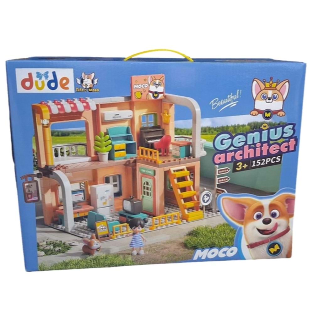 Seher 152 Parça Monte Edilebilir Yapı Seti 1806