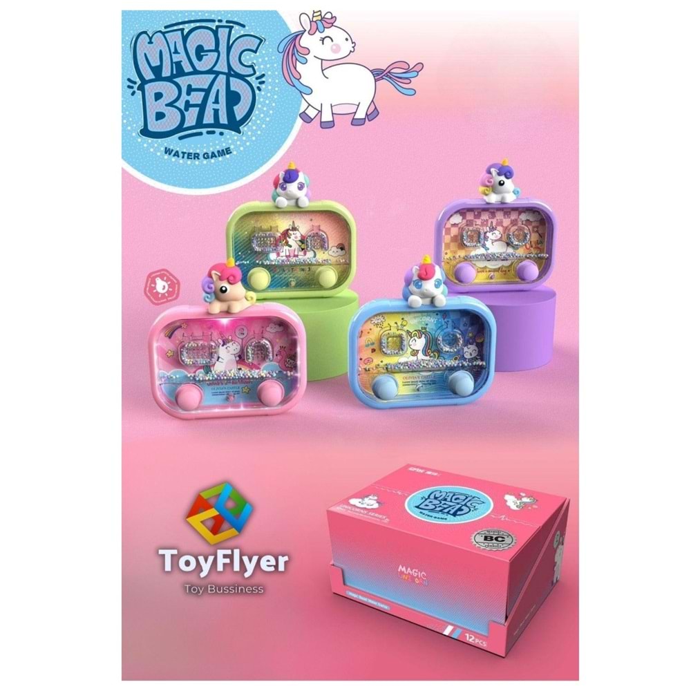 IŞIKLI SU OYUNU RENKLİ AT 12 Lİ PKT 25586BC-F12 *108