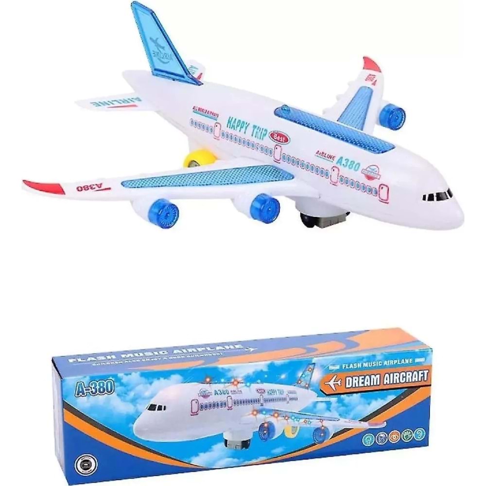 PİLLİ UÇAK IŞIKLI SESLİ NO-9 *120