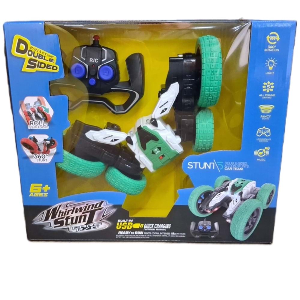 DOUBLE SIDED AÇILIR TEKER 360 DERECE DÖNEN ŞARJLI KUM ARABA DW02A *24