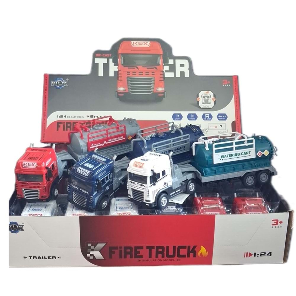 SÜRTMELİ TIR SESLİ IŞIKLI TANKER KLX800-240 KLX800-222 *48