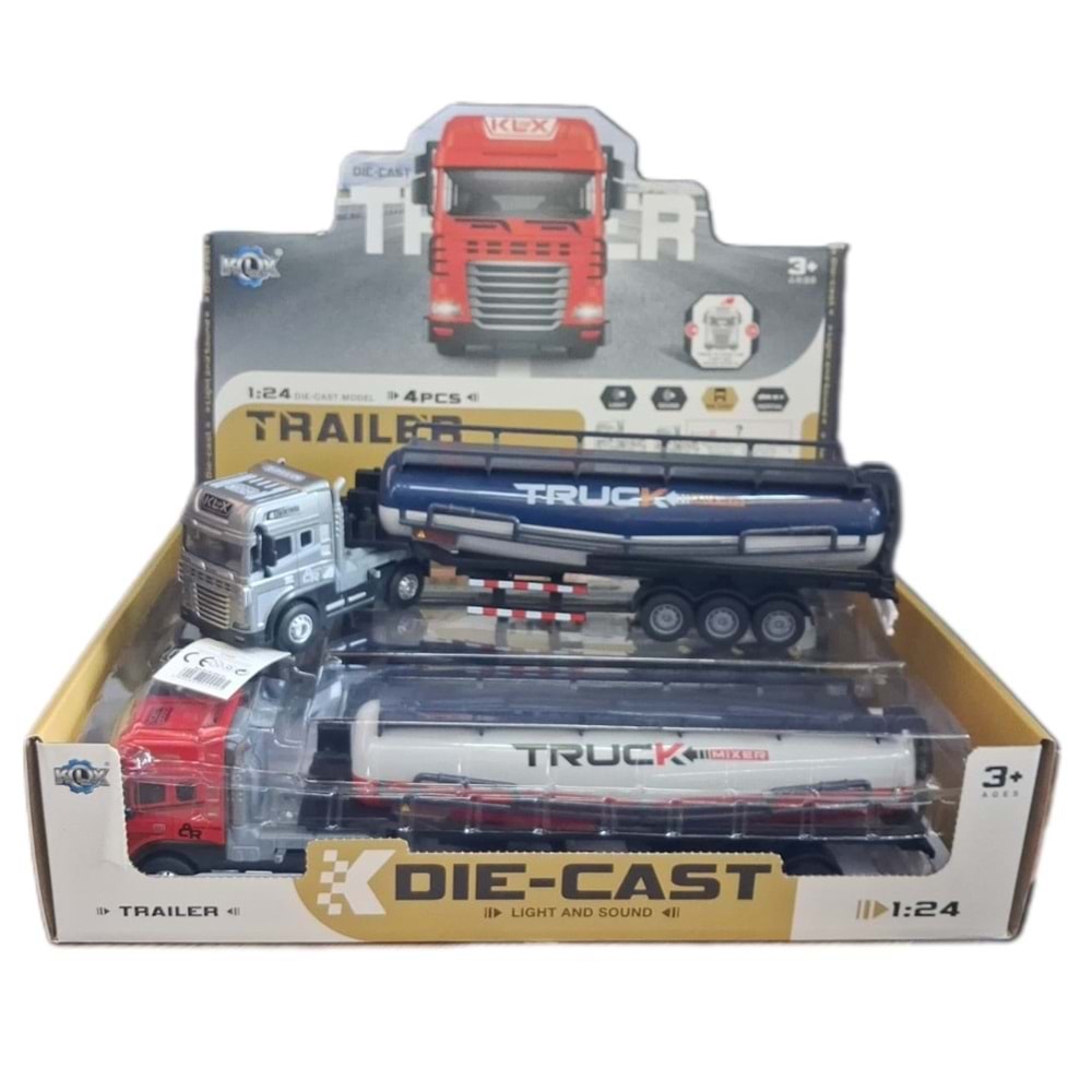 SÜRTMELİ TIR SESLİ IŞIKLI BÜYÜK TANKER KLX80-20 *48