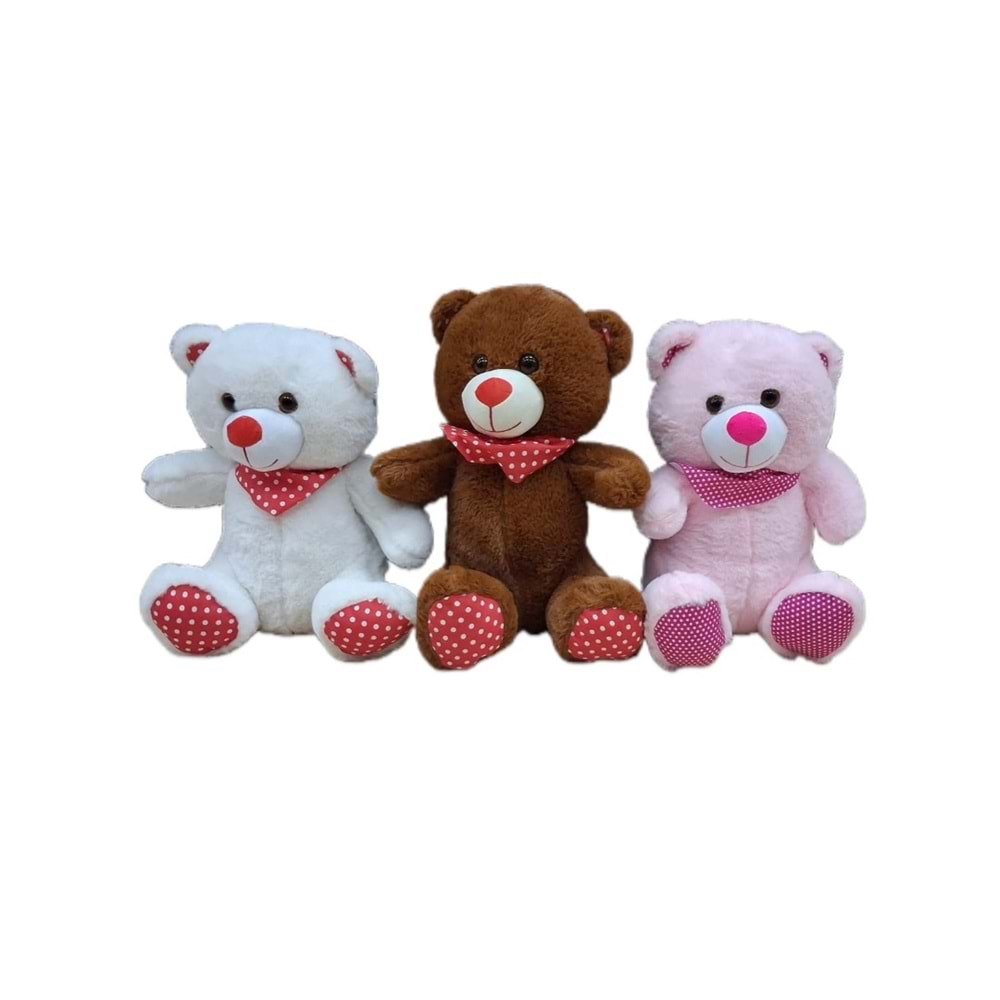 PELUŞ 35 CM FULARLI AYICIK 04058 *60