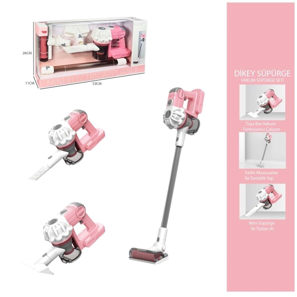 DIKEY ELEKT. SUPURGESI PEMBE LS8803C *8