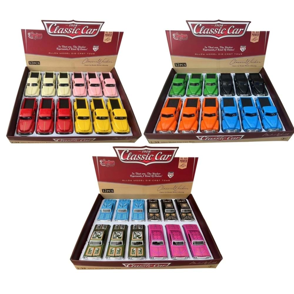 CB 1:32 RENKLI ARABA VE KAMYONET WK-615-15B-16B-17B *144