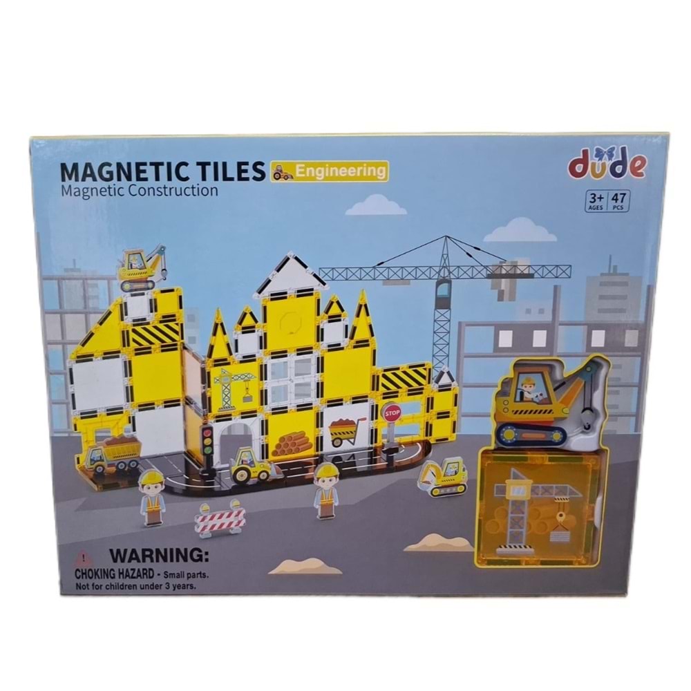 MAGNETIC LEGO 47 PARÇA İNŞAAT SERİSİ SH40757 *12
