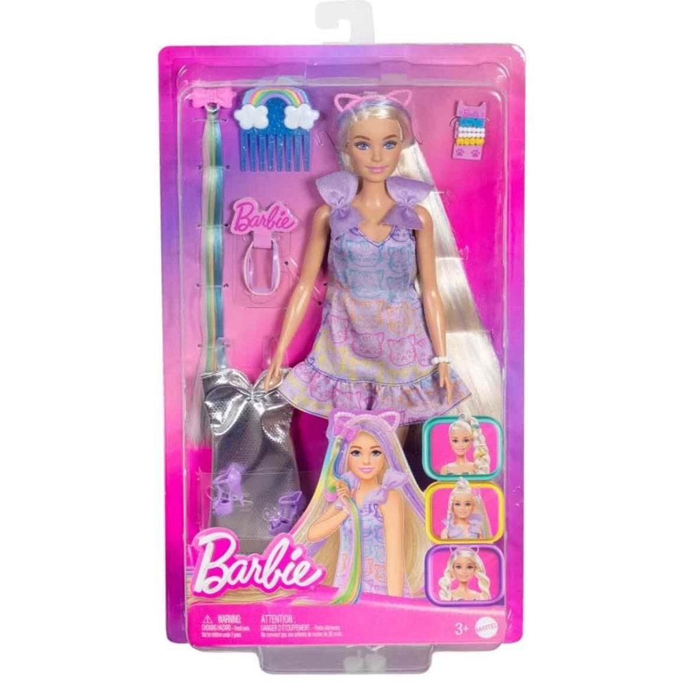 MATE BARBİE UPUZUN MUHTEŞEM SAÇ TASARIM JCT72 *3