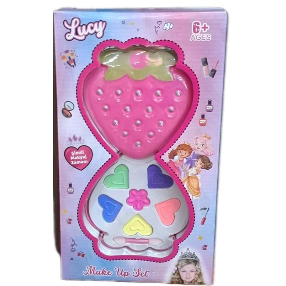 ÇİLEKLİ KUTULU MAKYAJ SETİ LMN218 *84