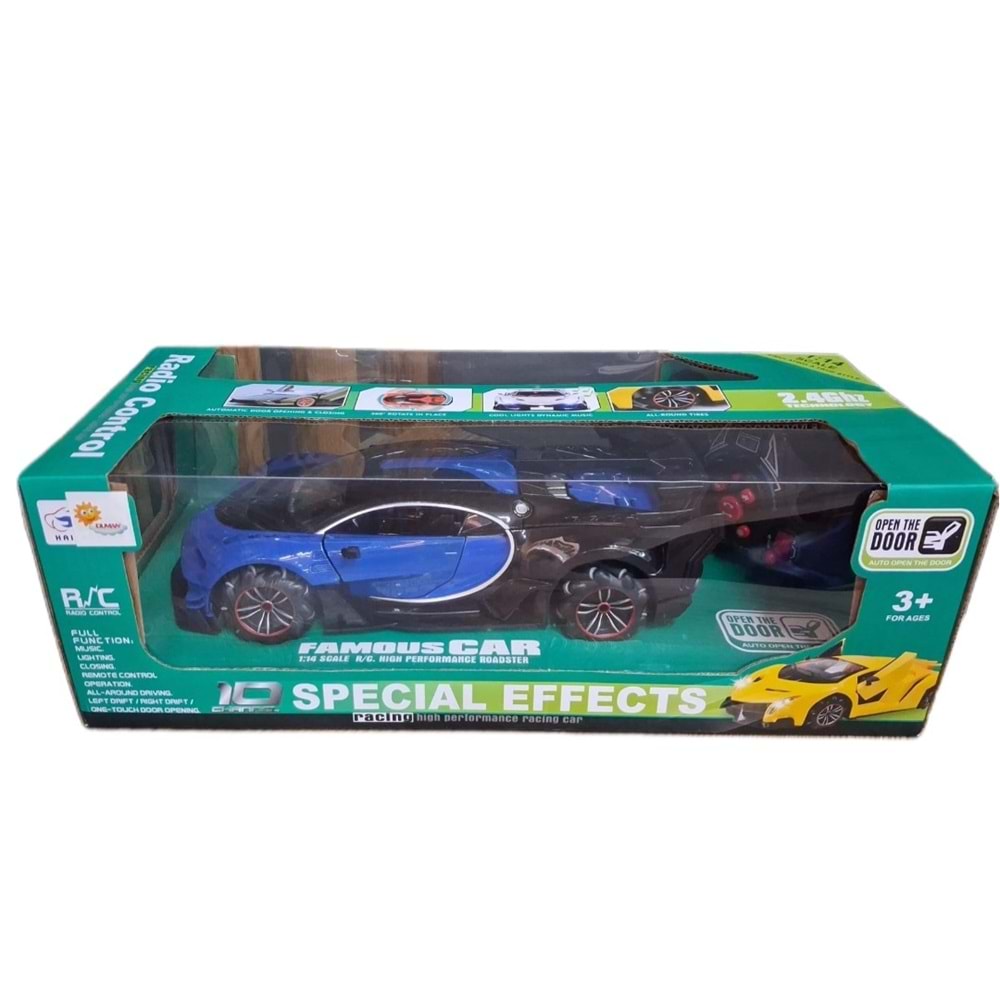 UZK KAPISI AÇILAN FAMOUS ARABA ŞARJLI HS014-2 *12