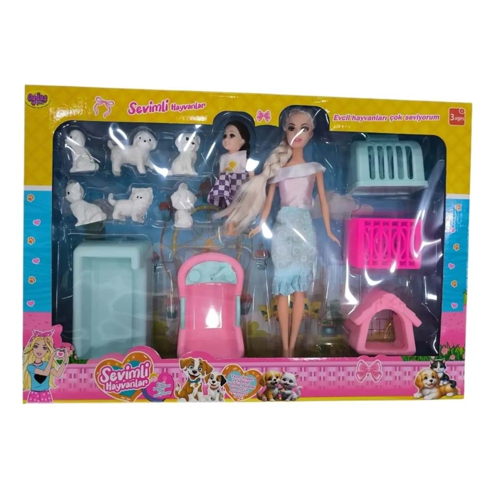 KUTULU BEBEKLİ PATİ DOSTLARIM VE AKSESUARLARI 02463*12