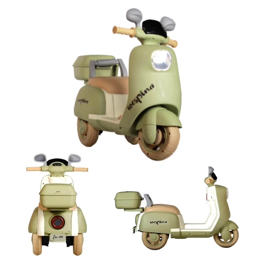 WESPİNA AKÜLÜKUMANDALI MOTOR YEŞİL(KUTULU) WPAK3*1
