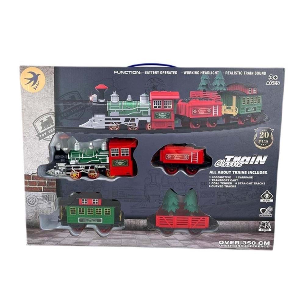 SEHER RAYLI TREN CLASSİC 20 PARÇA 8573A *8