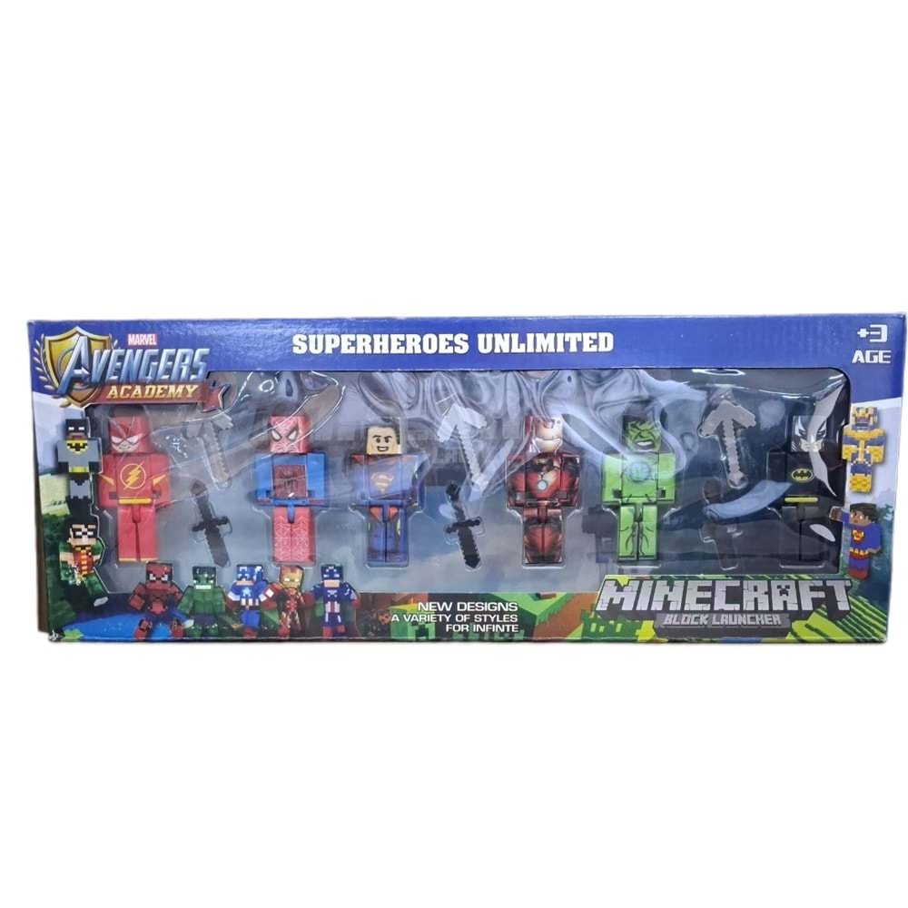 KUTULU 6 LI MINECRAFT MR-006 *60