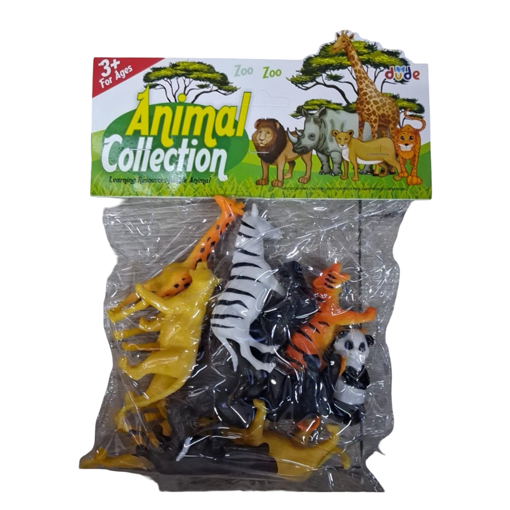 VAHŞİ HAYVAN SETİ PVC POŞETLİ 612-12 *72