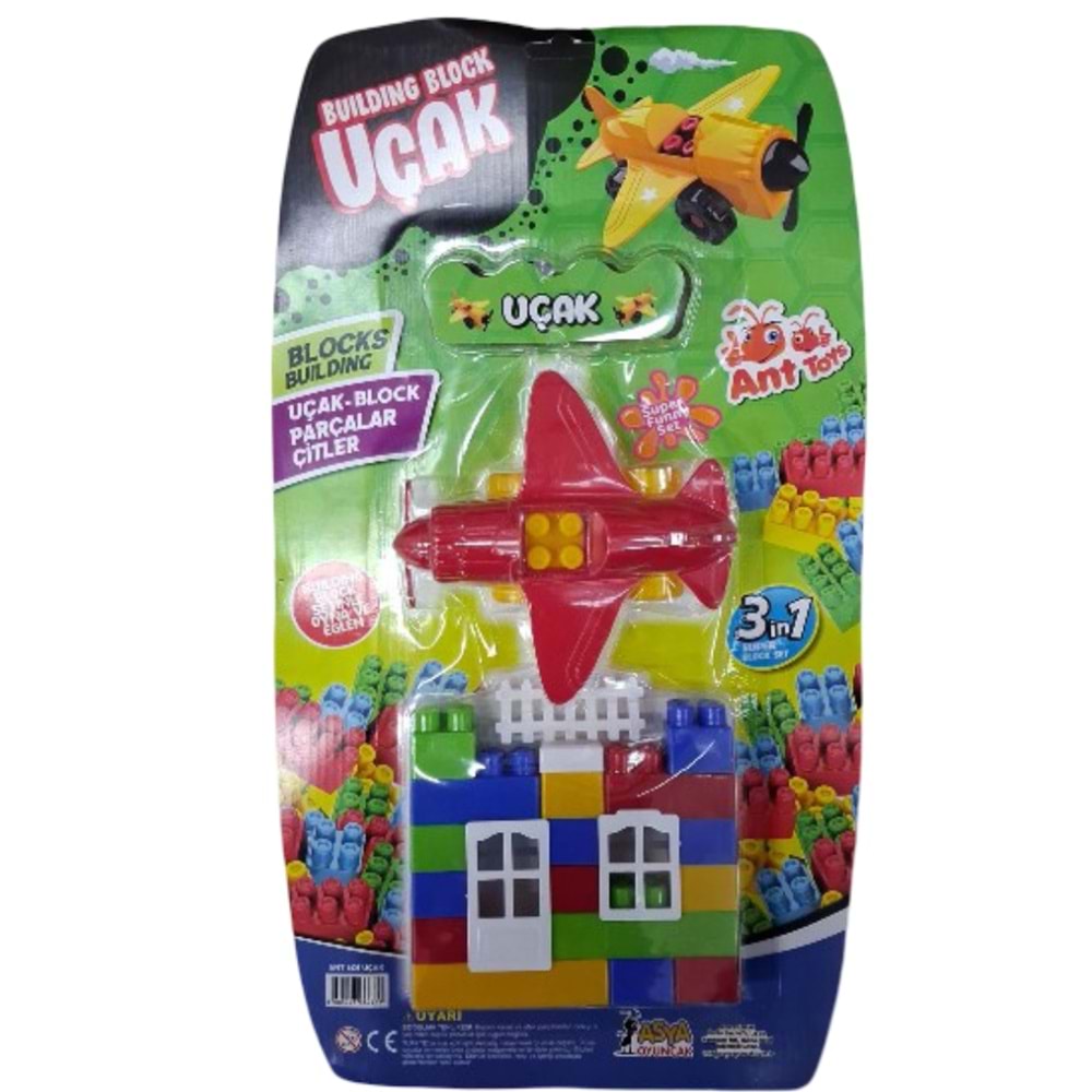 ANT KARTELA UÇAK LEGOLU ANT601 *40