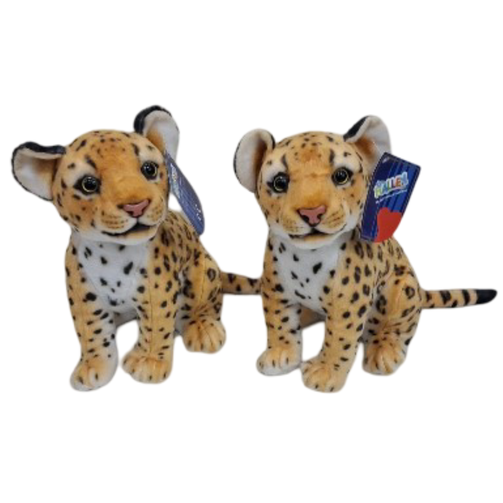 PELUŞ 43 CM OTURAN KÜÇÜK KAHVE RENK LEOPAR PL50134 *40