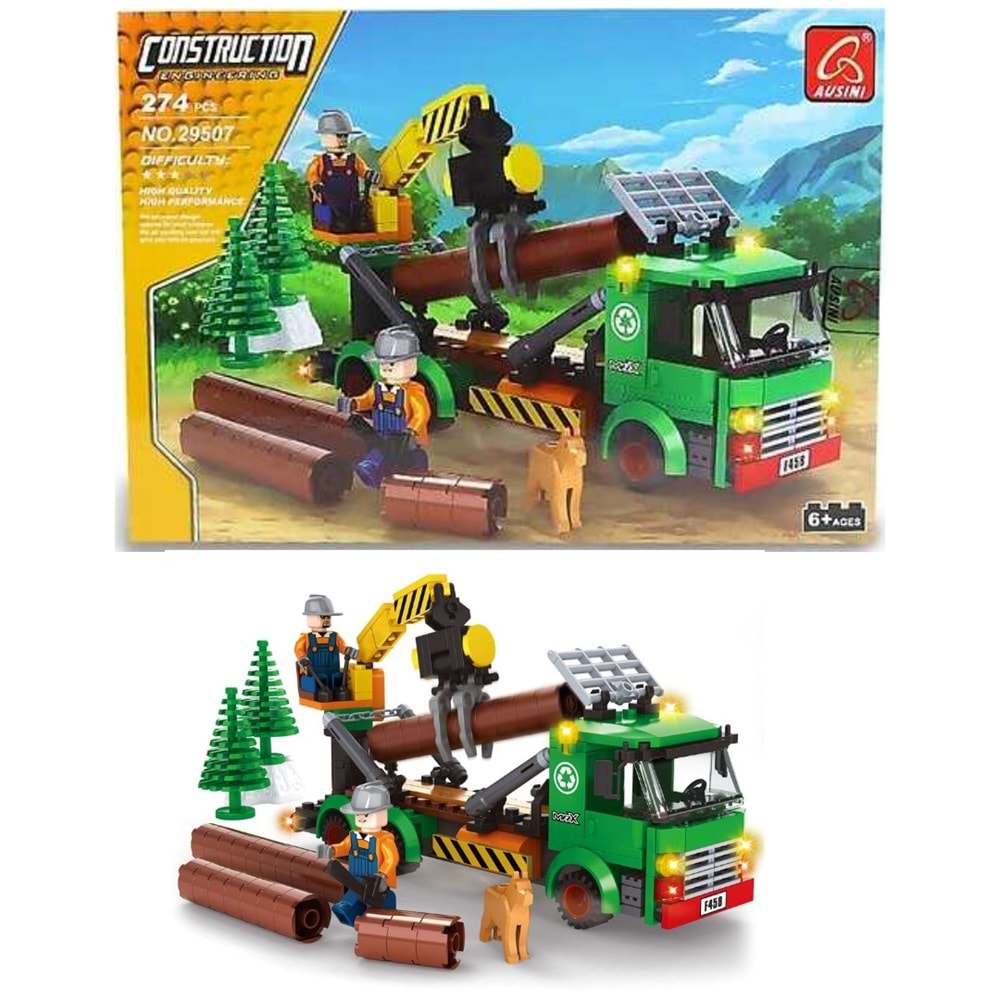 AUSINI LEGO İNŞAAT SETİ 274 PARÇA 29507 *24