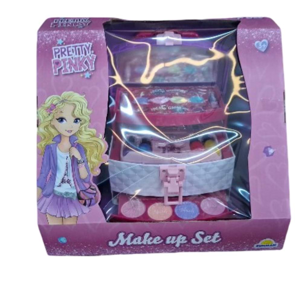 MAKYAJ SET 3 KATLI TAŞIMA ÇANTASI KUTULU 4279 *8