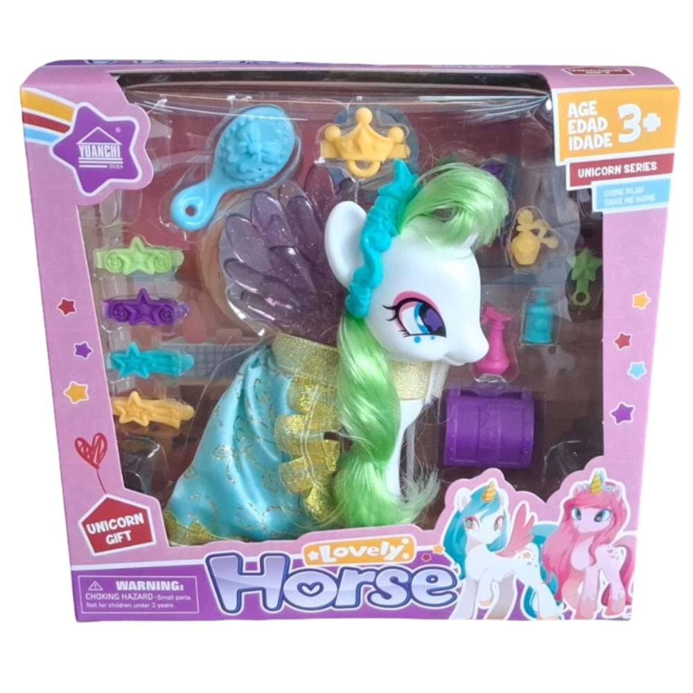 KANATLI AT SAÇLI AKSESUARLI 63811A *48