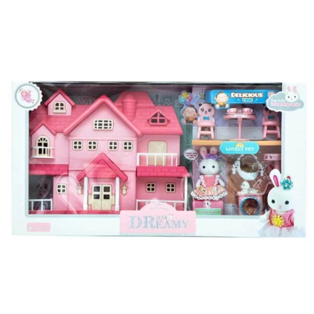 MG BAY DREAMY MİNİ TAVŞAN VİLLA OYUN SETİ 6679 *9