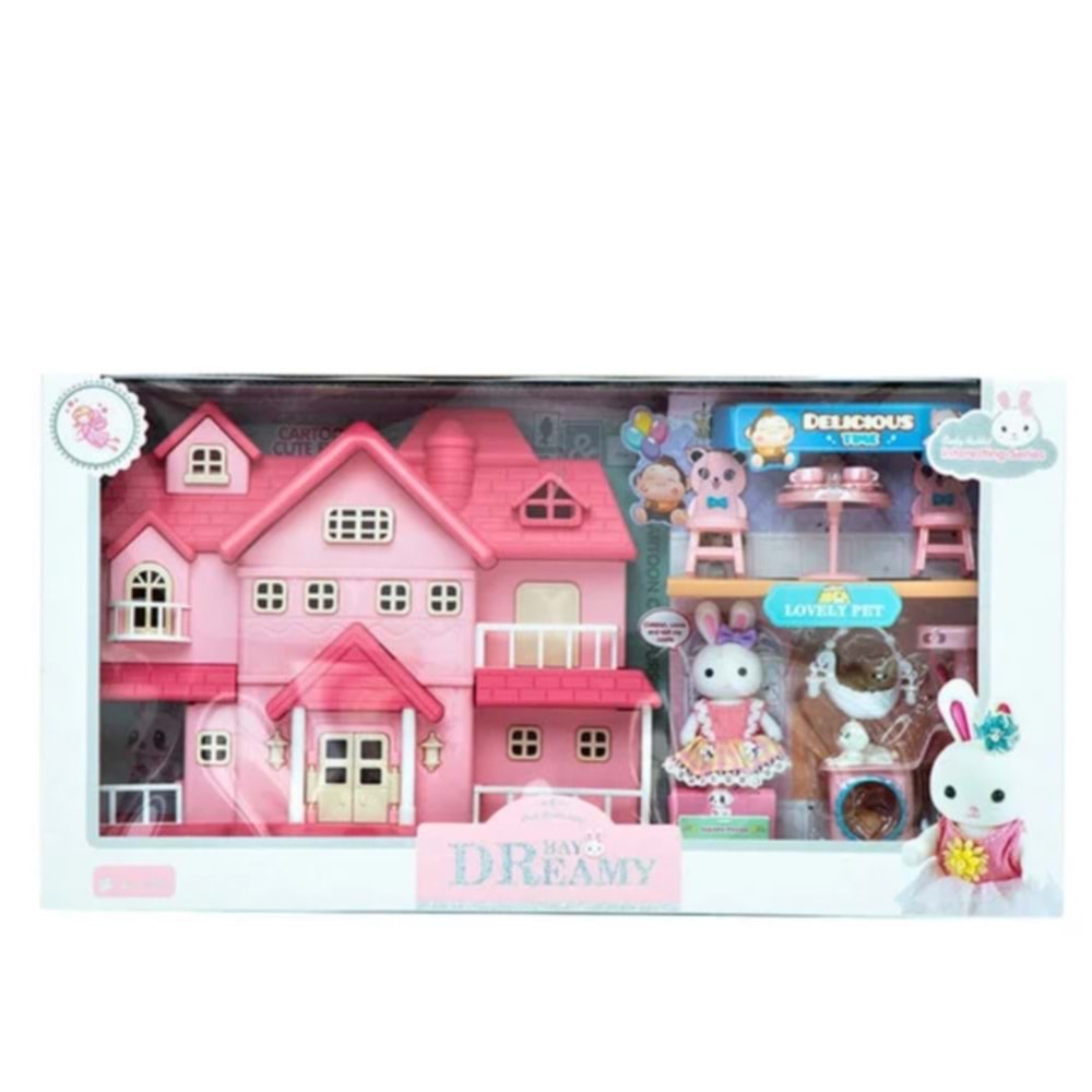 MG BAY DREAMY MİNİ TAVŞAN VİLLA OYUN SETİ 6679 *9