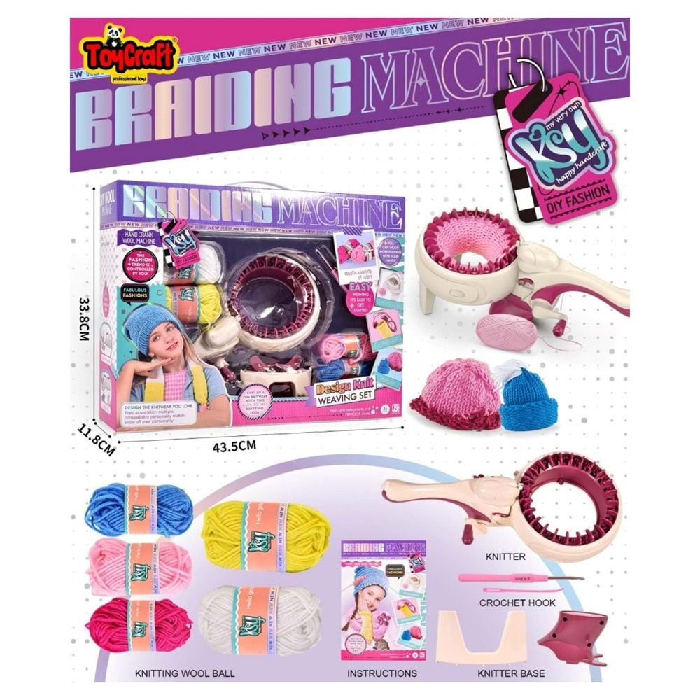 TOYCRAFT DIY BERE-ATKI ÖRME FULL SET *8 KSY898