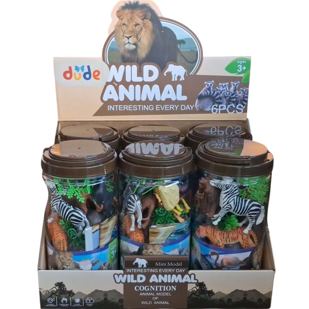 SEHER BÜYÜK PVC KUTU VAHŞİ HAYVANLAR YS716-2 *36