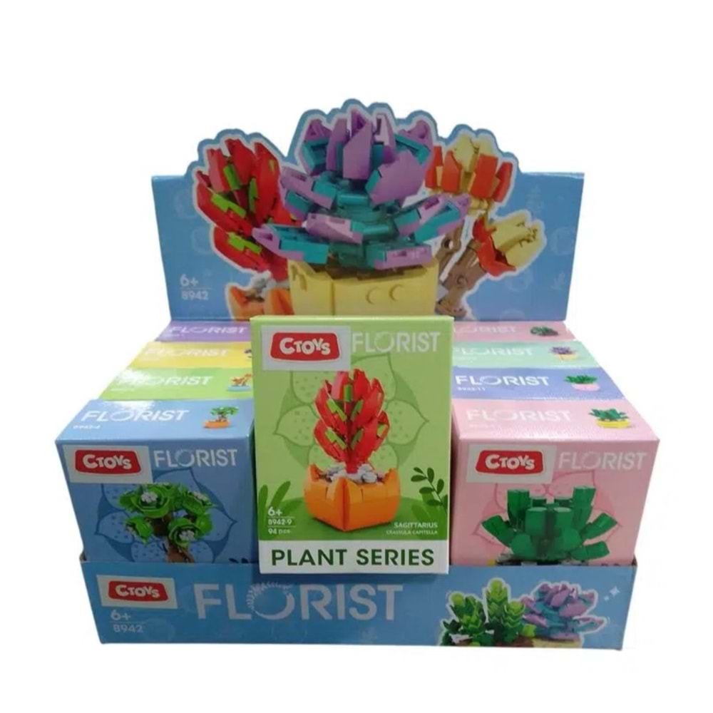 ÇİÇEK BLOKLAR 12 Lİ STAND 8942 *288