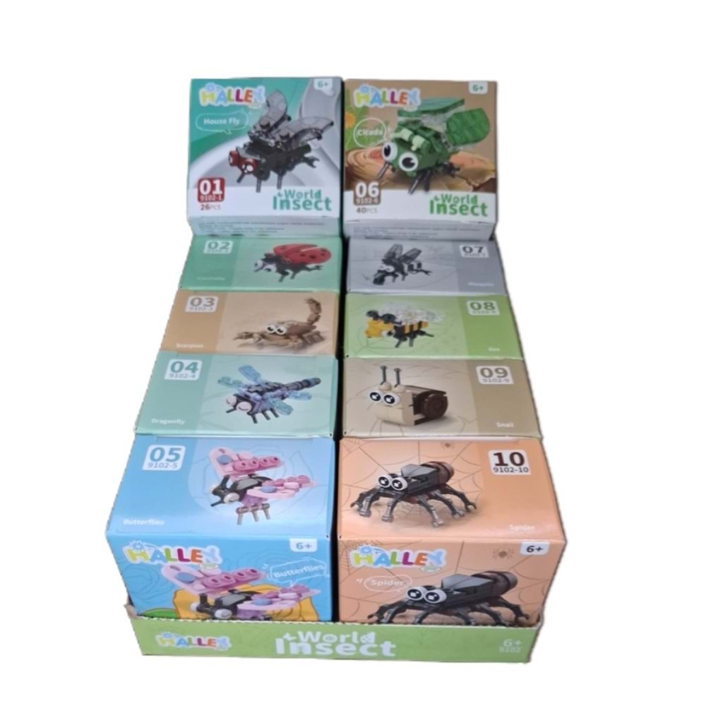 SEHER WORLD INSECT BLOK OYUNCAK 9102 *720
