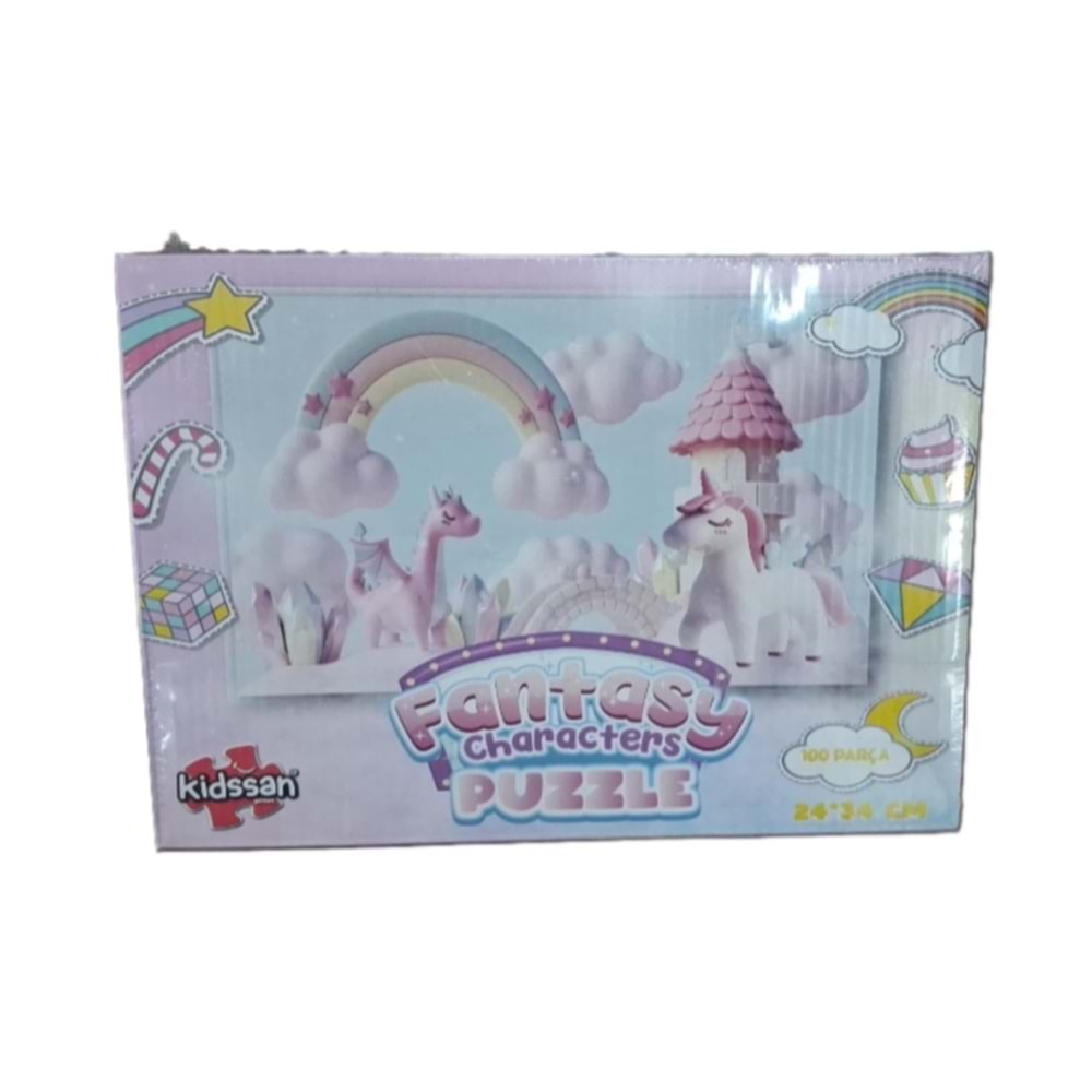 PUZZLE 100 PRÇ FANTASY CHARECTERS KDS-3206 *48