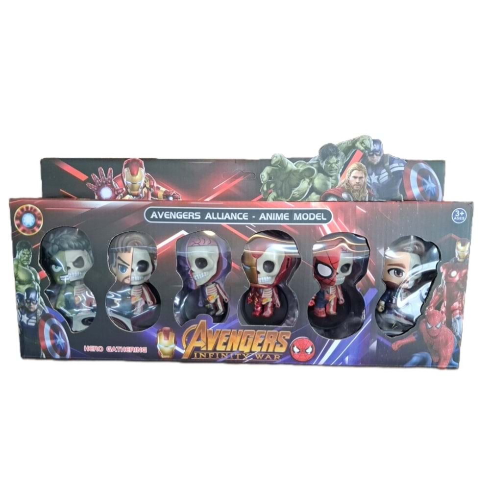KUTUDA 6 LI AVENGERS SET ZS.222-100 *48