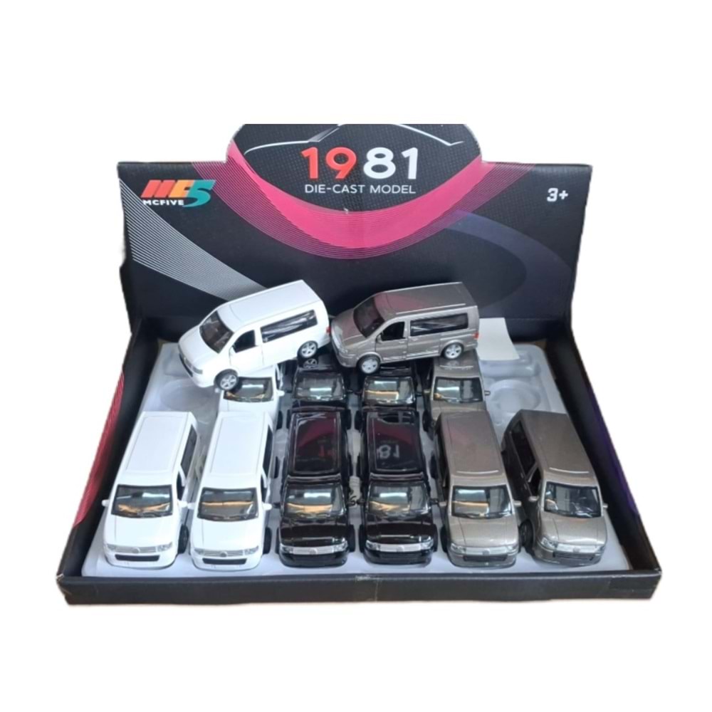 ÇEKBIRAK METAL ARABA TRANSPORTE 12 Lİ PAKET 6632-09 *120