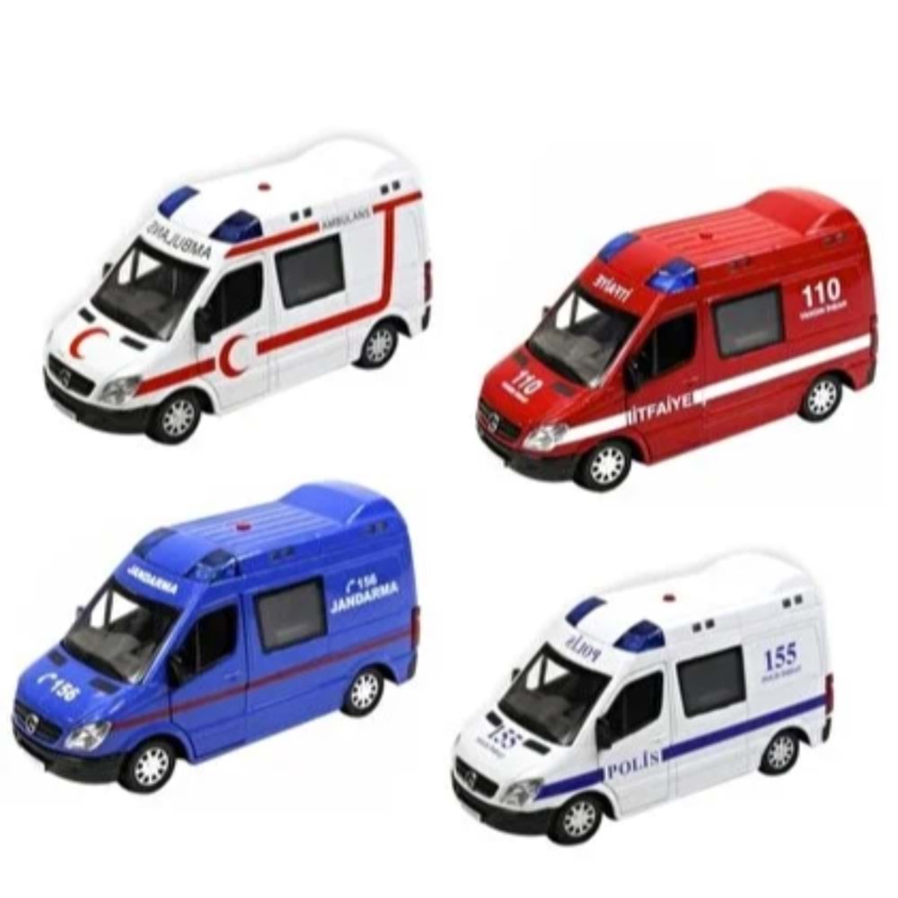 ÇEKBIRAK METAL POLİS&AMBULANS&JANDARMA&İTFAİYE 688-8D *48