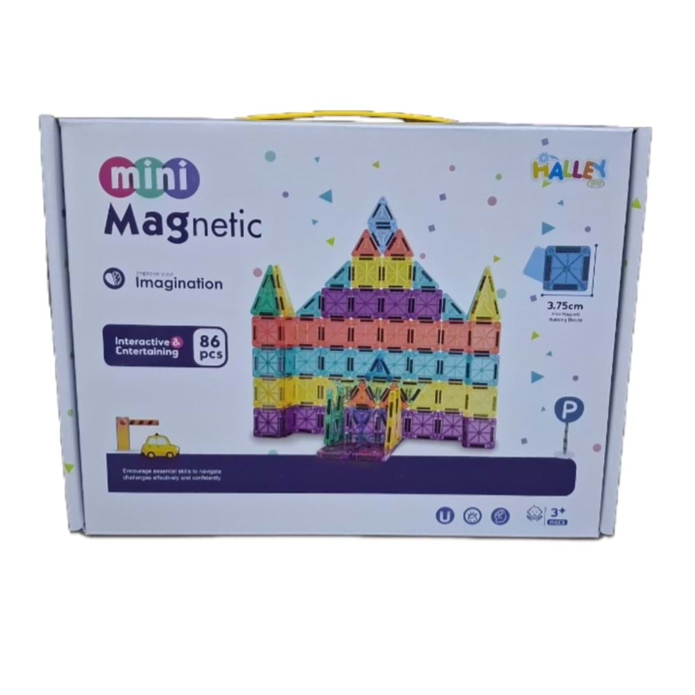 SEHER MAGNET YAPI BLOK SETİ 86 PARÇA SH59836 *36