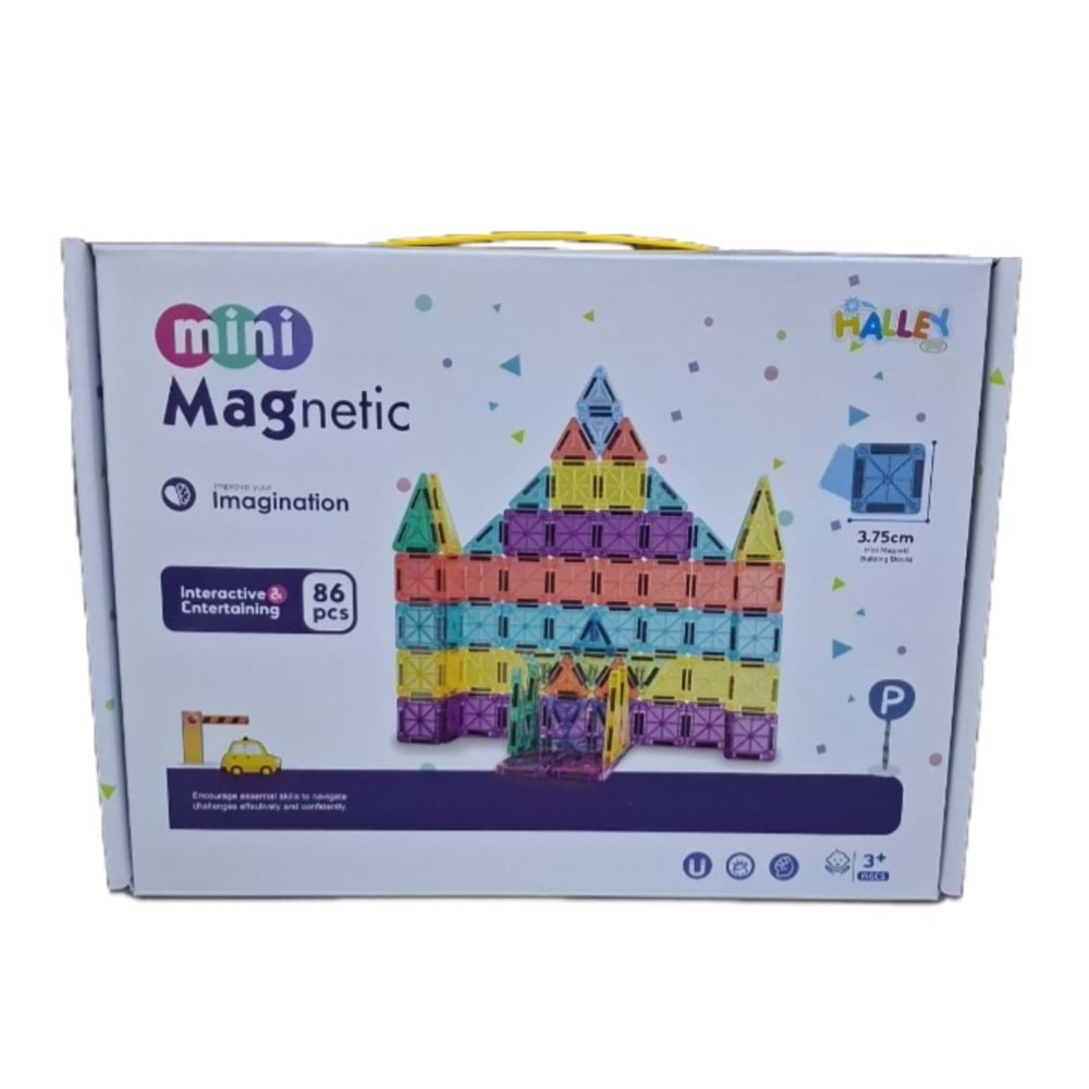 SEHER MAGNET YAPI BLOK SETİ 86 PARÇA SH59836 *36