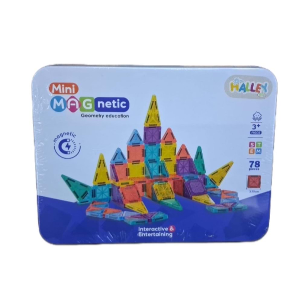 SEHER MAGNET YAPI BLOK SETİ 78 PARÇA SH59834 *36