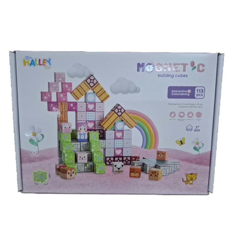 SEHER NAGNET YAPI BLOK SETİ 113 PARÇA SH59841 *36