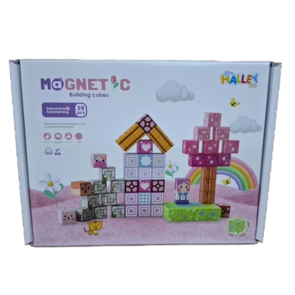 SEHER MAGNET YAPI BLOK SETİ 59 PARÇA SH59840 *48