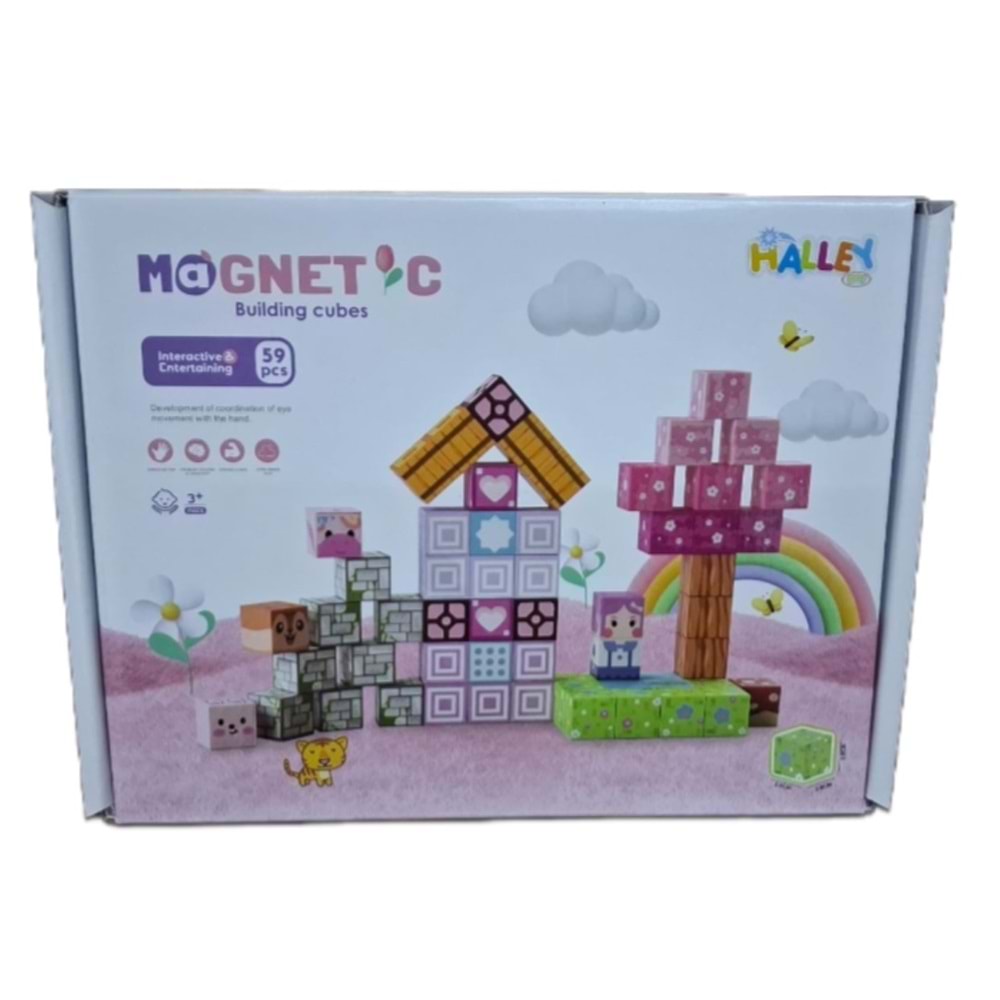 SEHER MAGNET YAPI BLOK SETİ 59 PARÇA SH59840 *48