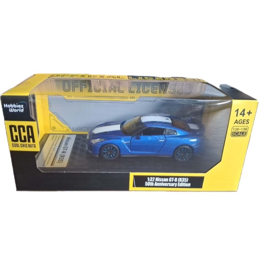 HOBBİEZ WORD 1:32 NİSSAN GT-R (R35) METAL MODEL ARADA 68469 *24