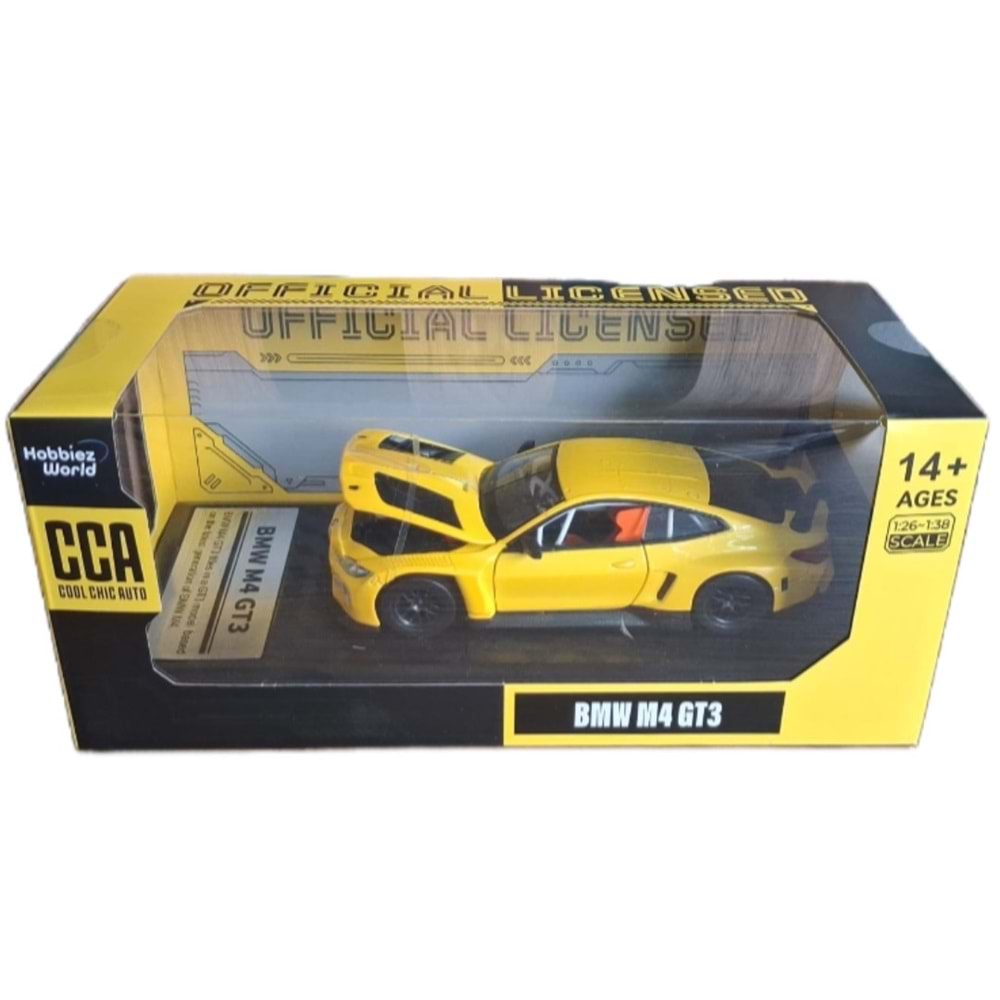 HOBBİEZ WORD 1:32 BMW M4 GT3 METAL MODEL ARABA 68715 *24