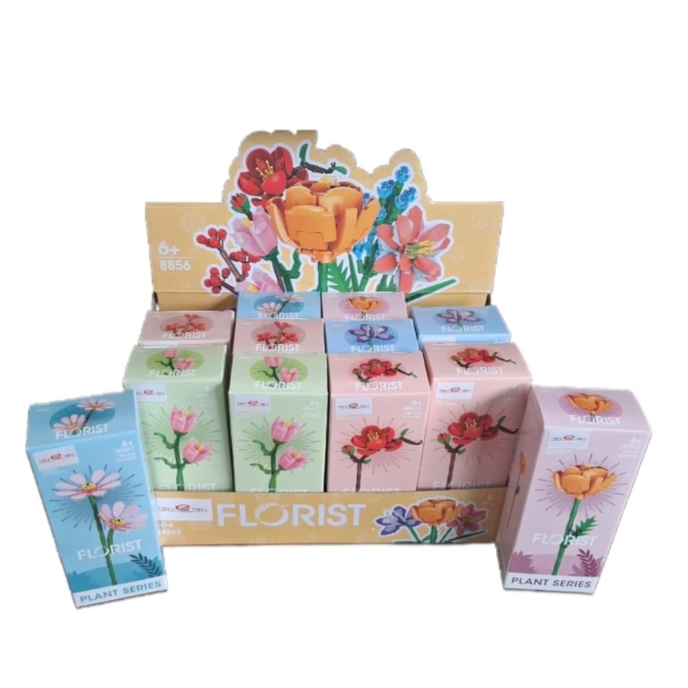 STANDLI ÇİÇEK LEGO 12 Lİ PAKET 8856 *144