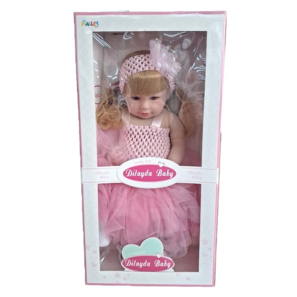 Seher DİLAYDA 55 Cm Yeni Doğ. Bebek Tüm Vücut Yum. Jelden SH59801