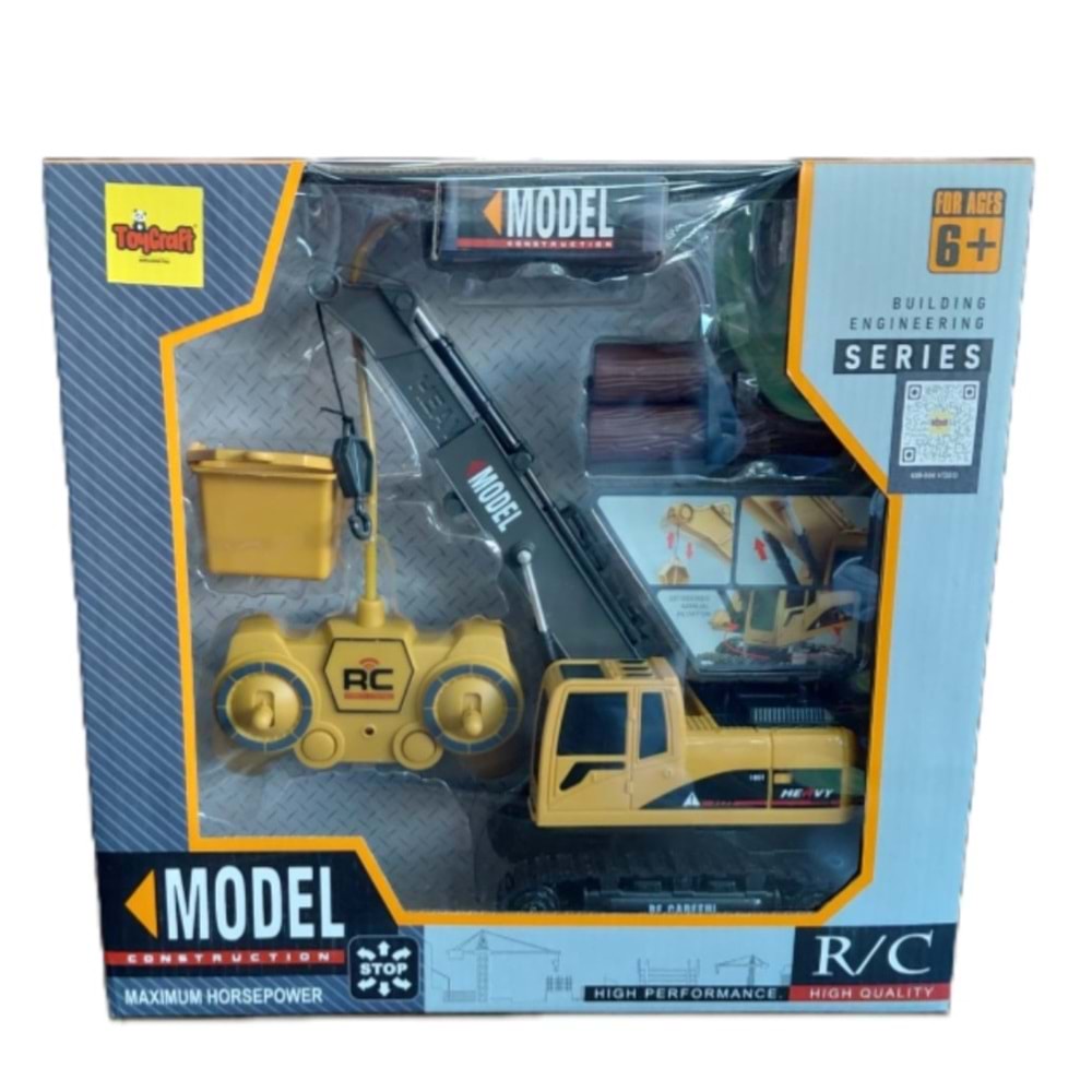 TOYCRAFT VİNÇ IŞIKLI MÜZİKLİ FUL FONKS. SARJLI 689-804 *12