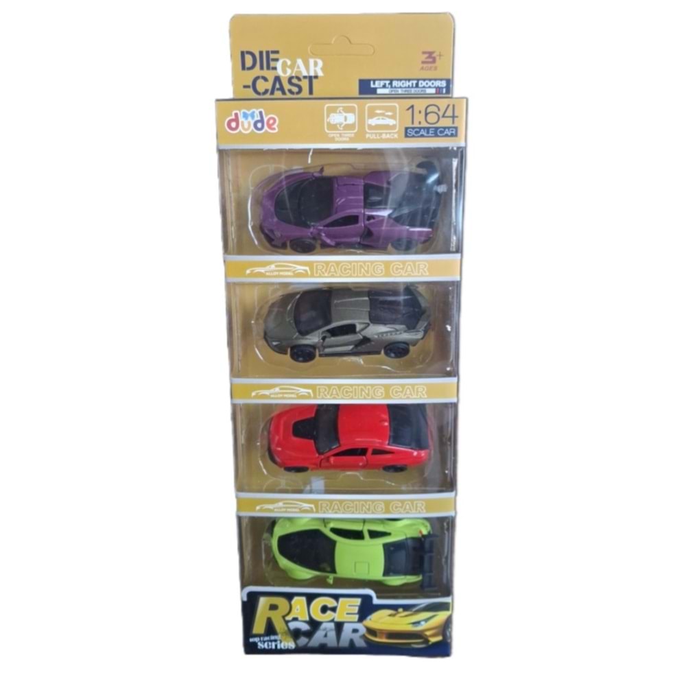 SEHER 1.64ALAŞIMLI KAPILARI AÇILIR GRAFFİTİ SPOR ARABA 6421T *